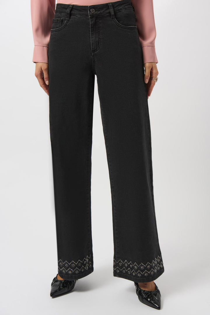 JOSEPH RIBKOFF BROEK 253988 zwart - 1
