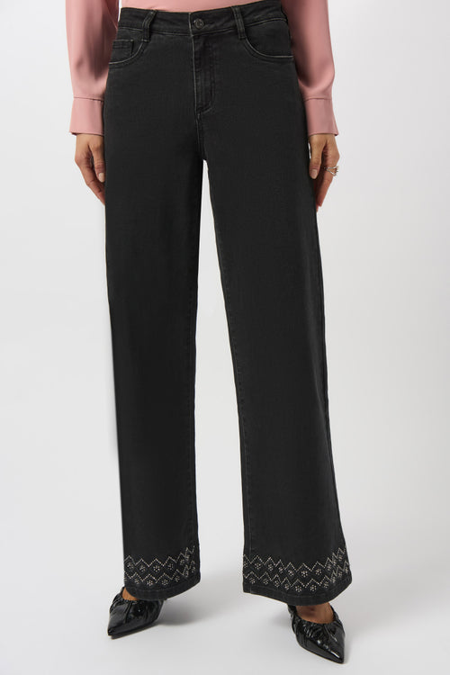 JOSEPH RIBKOFF BROEK 253988 zwart - 1