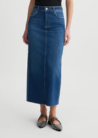 LIU JO BLUE DENIM ROK UA5182 BLAUW - 1