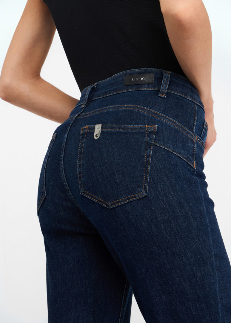 LIU JO BLUE DENIM JEANS UF5013 BLAUW - 4