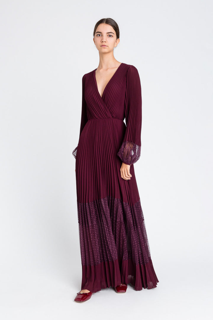 TWIN SET JURK 2641 BORDEAUX - 1