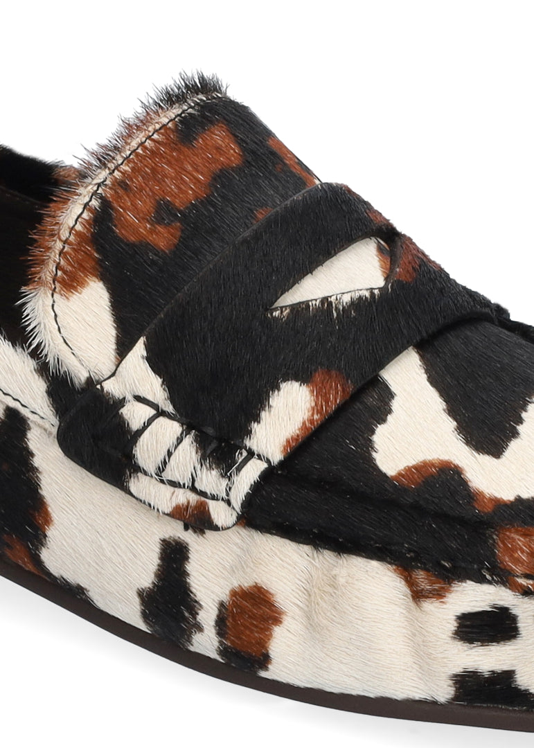 BIBI LOU LOAFER COW PONYHAIR PRINT - 3