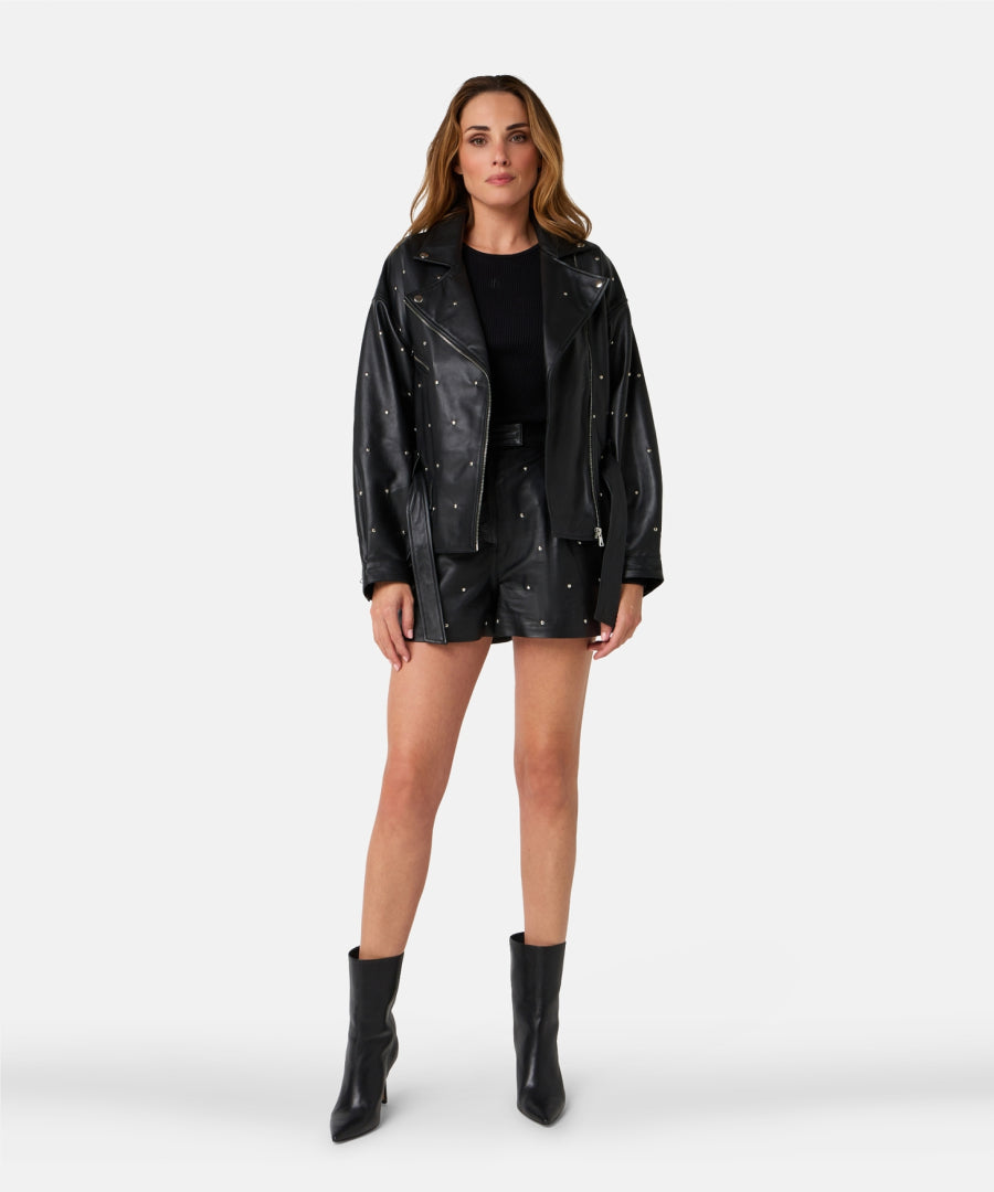 IBANA SHORT SICILY STUDS ZWART - 5