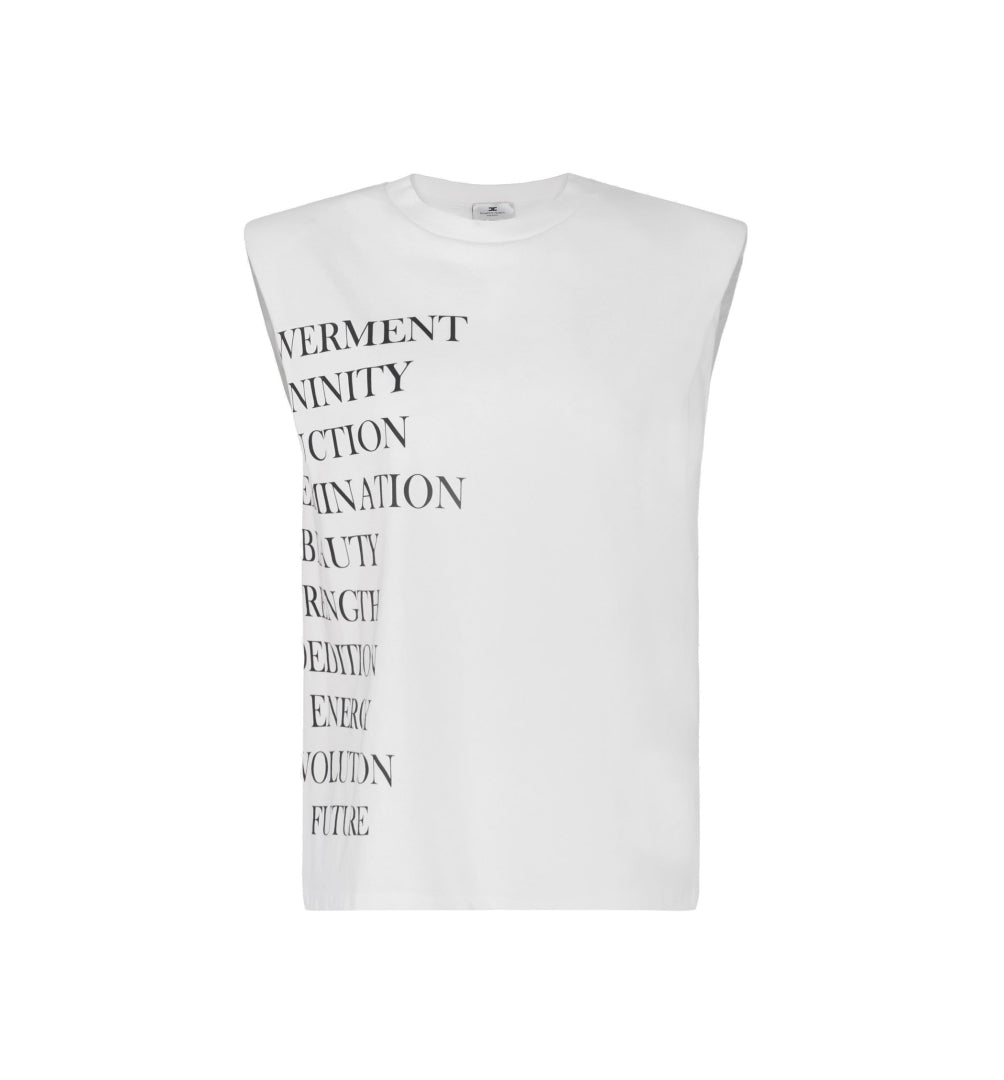 ELISABETTA FRANCHI T-SHIRT MA70P61E2 WIT - 1
