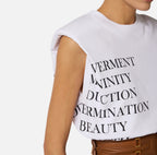 ELISABETTA FRANCHI T-SHIRT MA70P61E2 WIT - 3