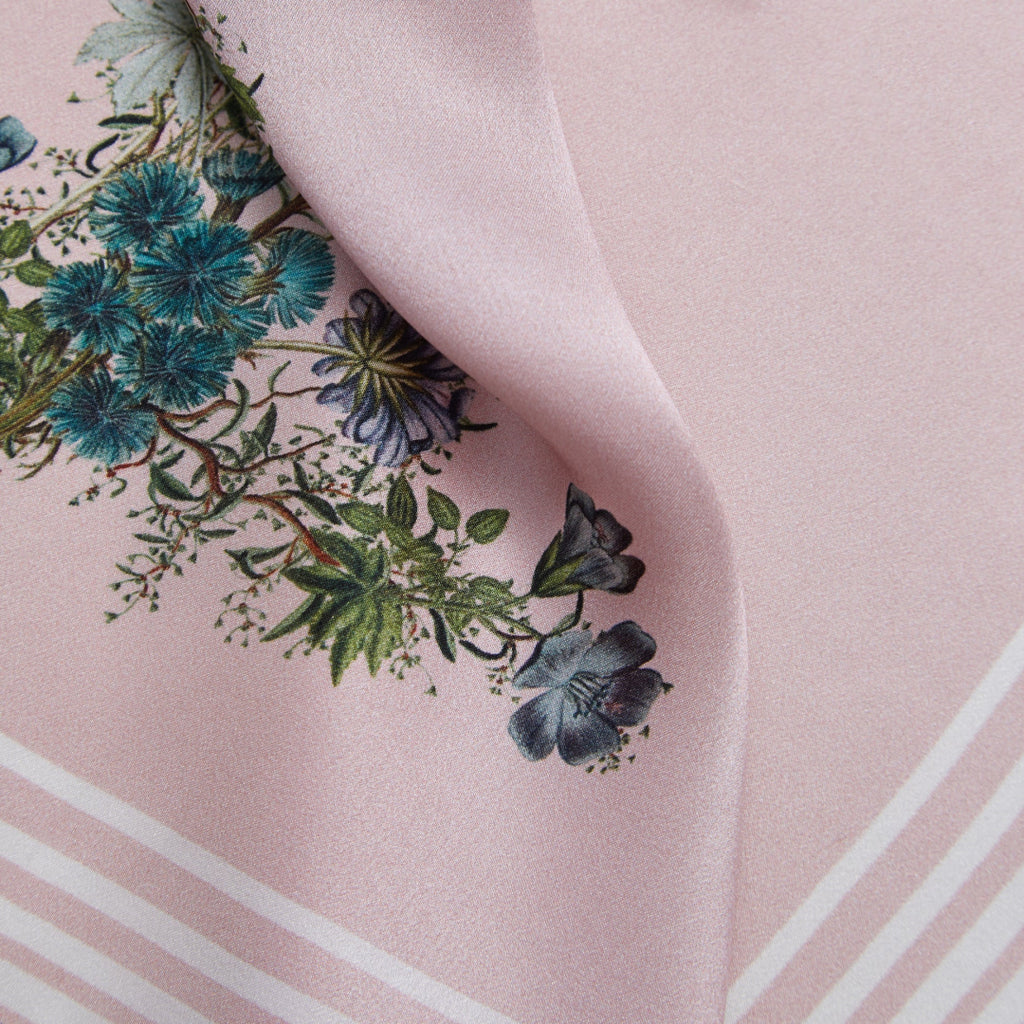 FLORA DANICA FLOWERING PINK F SCARF PRINT - 4