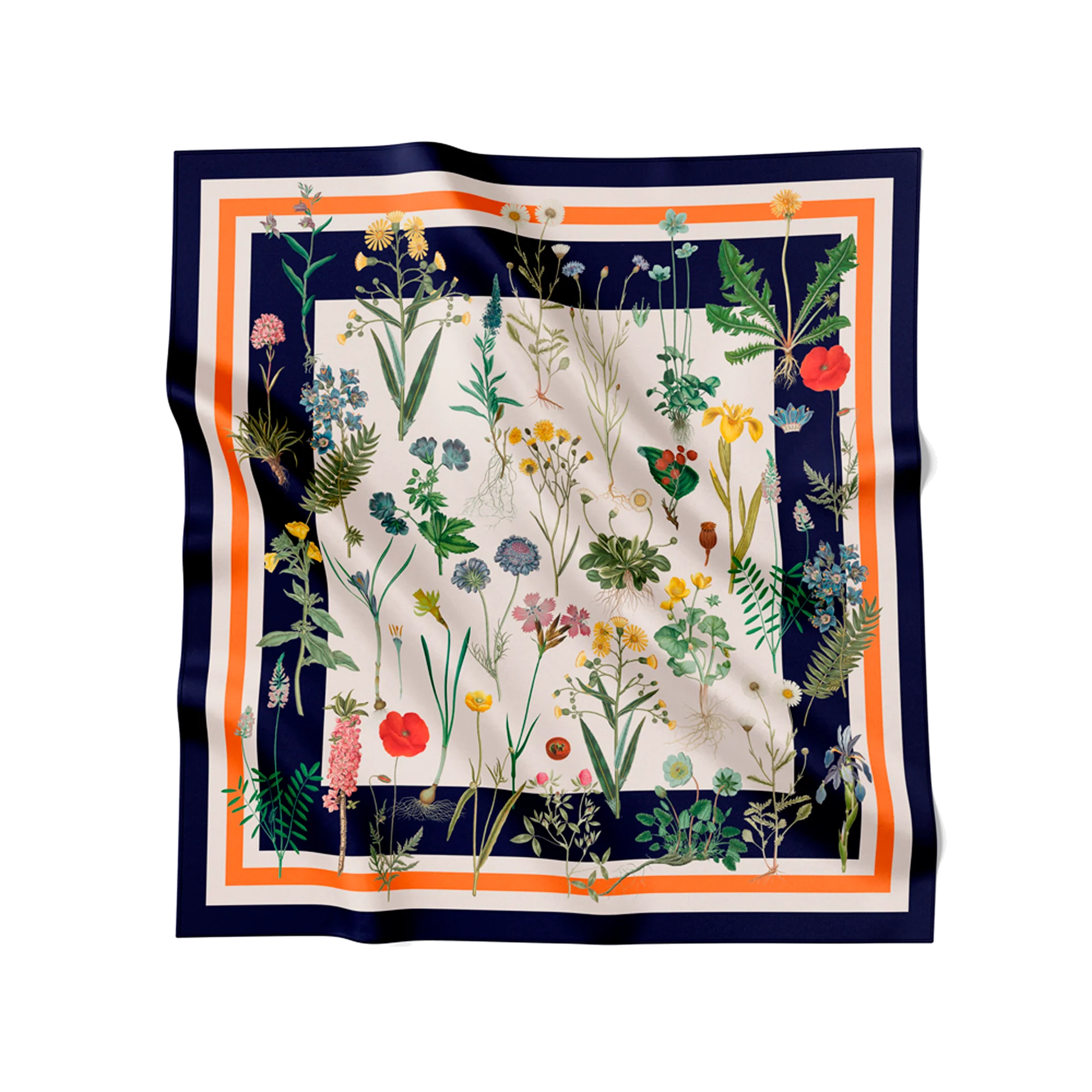 FLORA DANICA FLOWER FIELD SCARF PRINT - 2