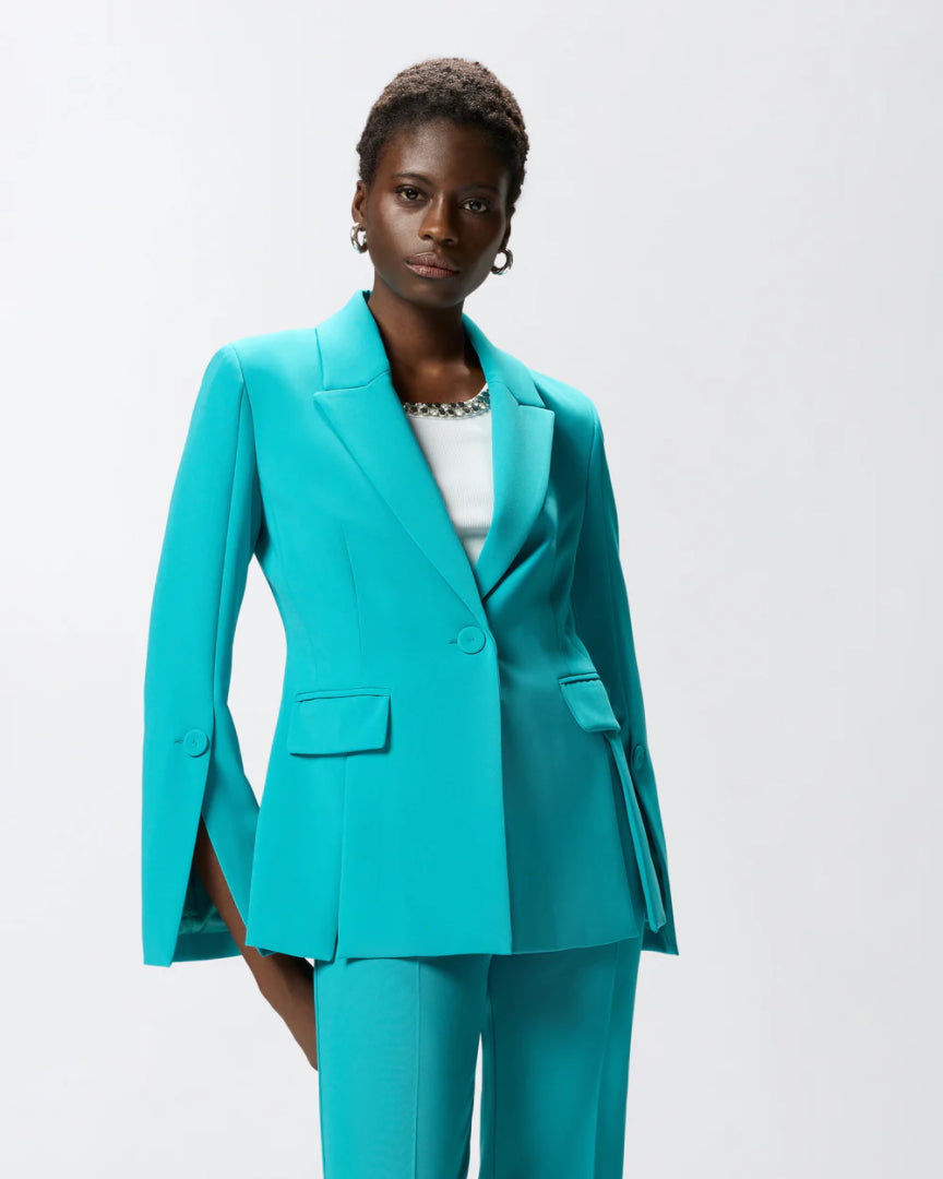 PINKO BLAZER CARCIOFO TURQUOISE - 3