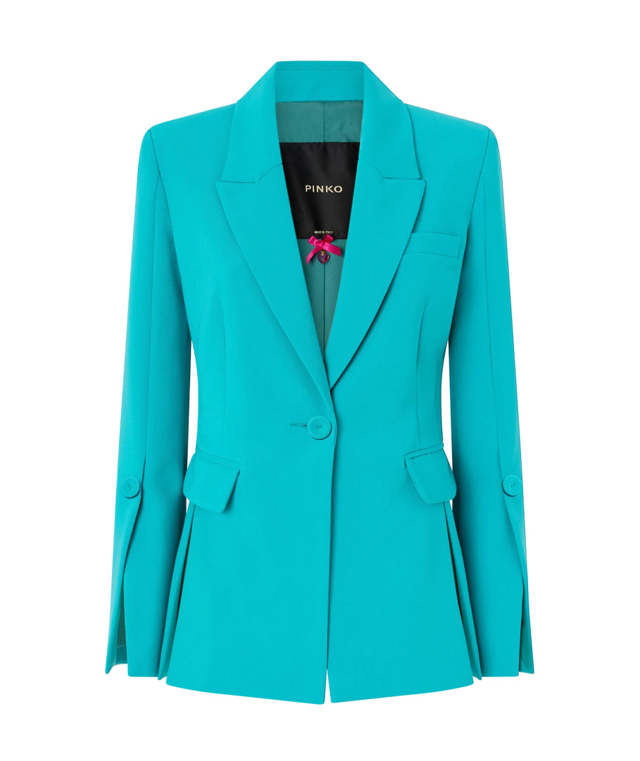 PINKO BLAZER CARCIOFO TURQUOISE - 1