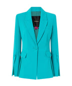 PINKO BLAZER CARCIOFO TURQUOISE - 1