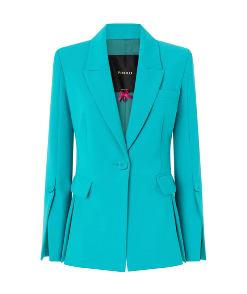 PINKO BLAZER CARCIOFO TURQUOISE - 1