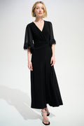 JOSEPH RIBKOFF JUMPSUIT 261761 ZWART - 1