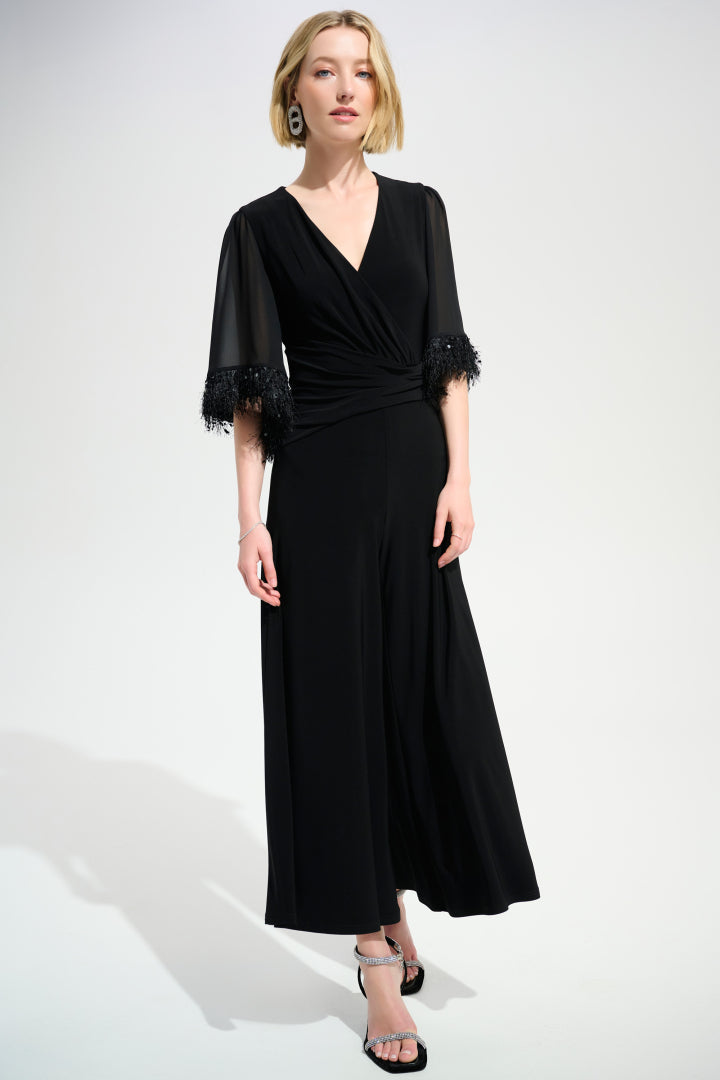 JOSEPH RIBKOFF JUMPSUIT 261761 ZWART - 1
