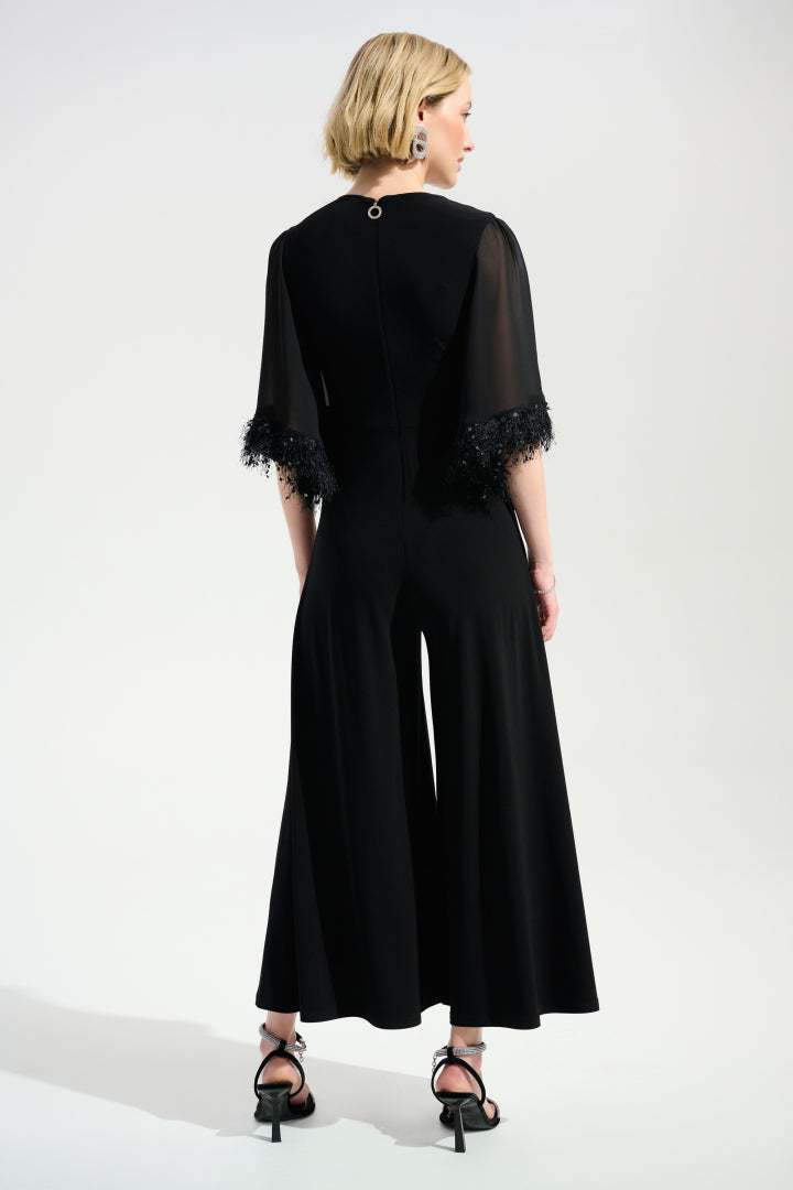 JOSEPH RIBKOFF JUMPSUIT 261761 ZWART - 4
