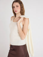 ABSOLUT CASHMERE TWINSET BILLIE ECRU - 3