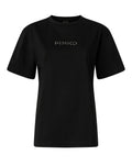 PINKO T-SHIRT STEPITOSO ZWART - 1