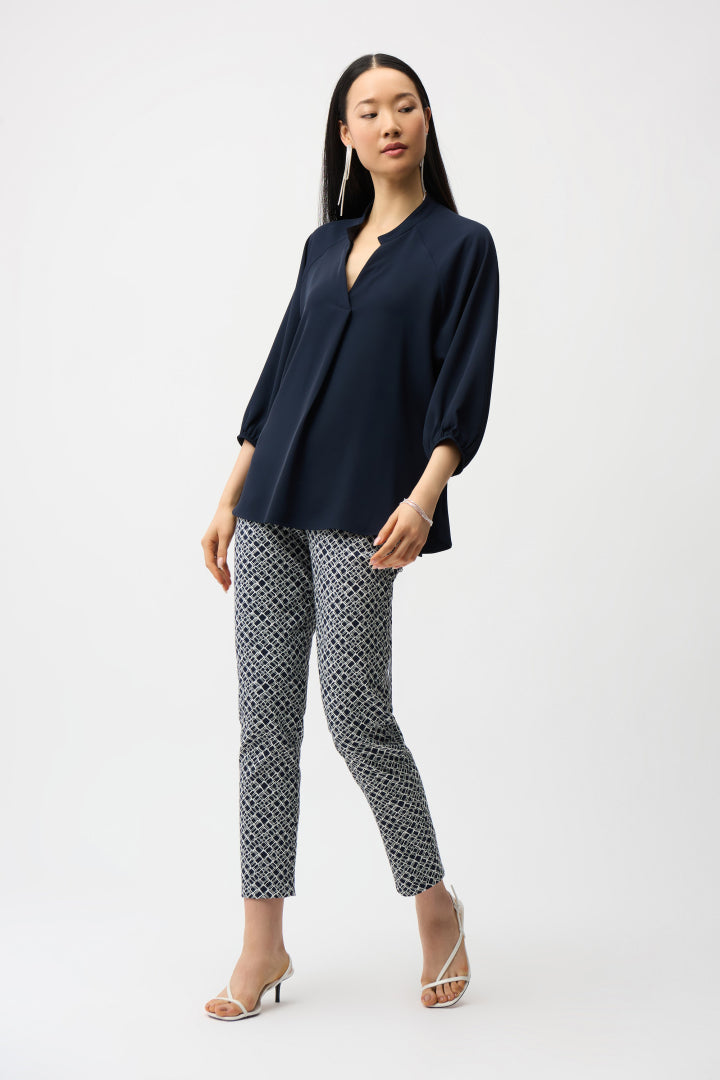 JOSEPH RIBKOFF BLOUSE 261076 BLAUW - 4