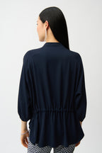 JOSEPH RIBKOFF BLOUSE 261076 BLAUW - 3