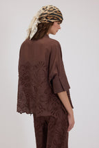 ERMANNO BLOUSE D48EK022EN0 BRUIN - 4