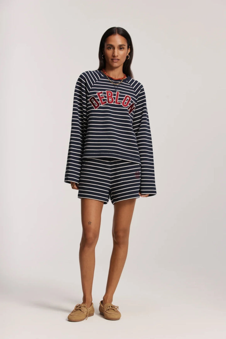 DEBLON DANA STRIPED SWEATER PRINT - 2