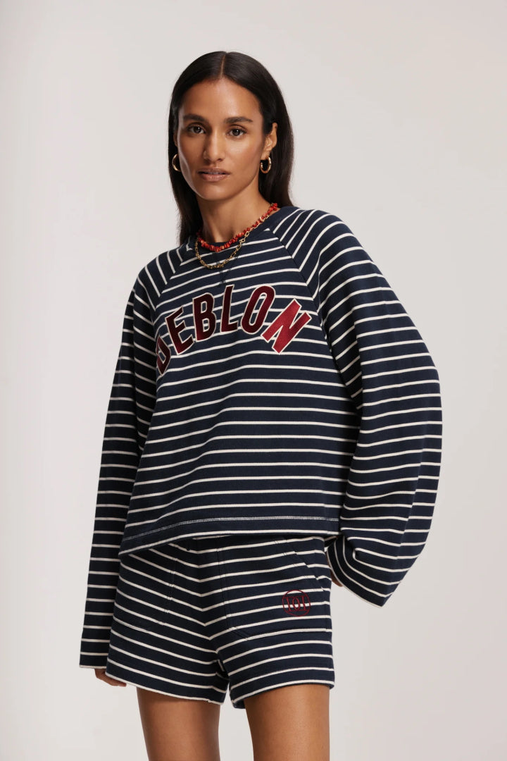DEBLON DANA STRIPED SWEATER PRINT - 1