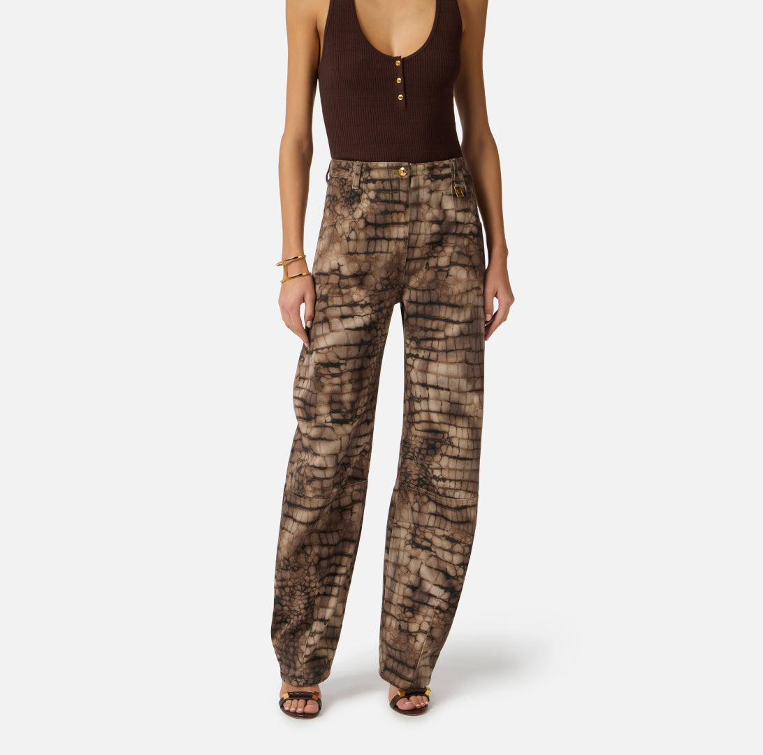 ELISABETTA FRANCHI JEANS PJ31D61 PRINT - 3