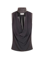 ELISABETTA FRANCHI TOP CA13461 ZWART - 1