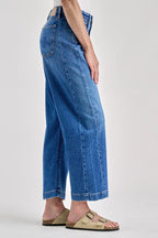 ADRIANO GOLDSCHMIED JEANS HATTIE BARREL BLAUW - 3