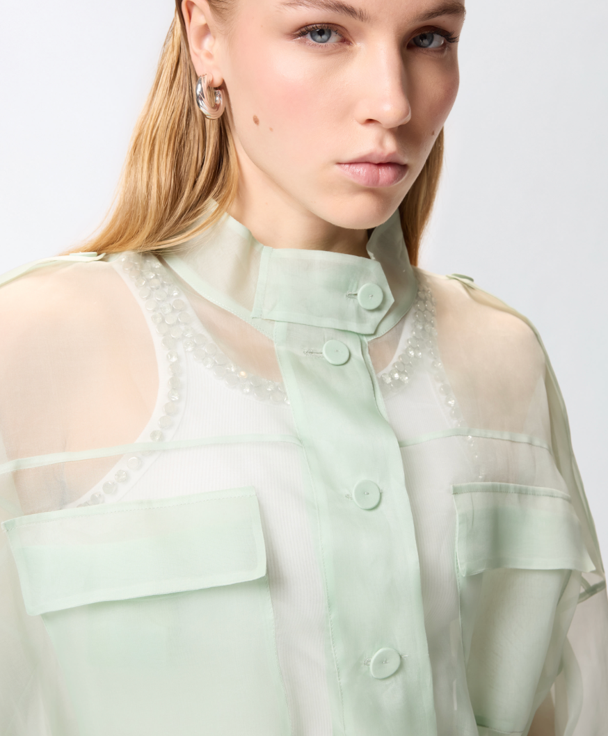 PINKO JASJE LONGAN MINT - 4