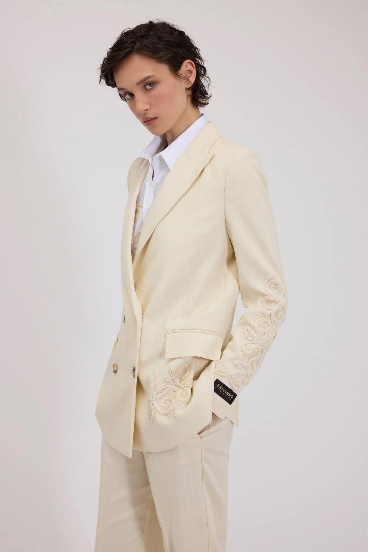 ERMANNO BLAZER D48EI023ER3 BEIGE - 2