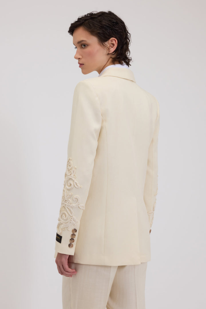 ERMANNO BLAZER D48EI023ER3 BEIGE - 3
