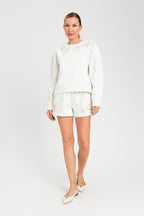 TWIN SET SWEATER 202A WIT - 1
