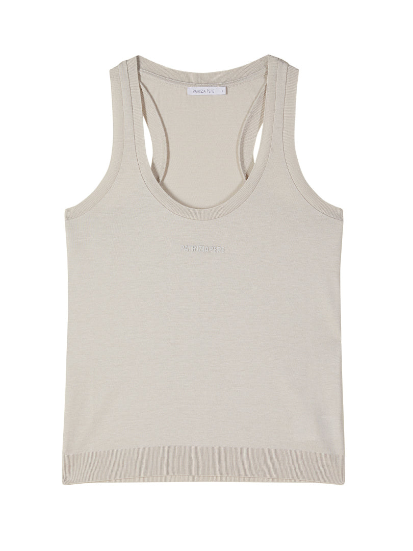 PATRIZIA PEPE TOP 2M4543 GRIJS - 1