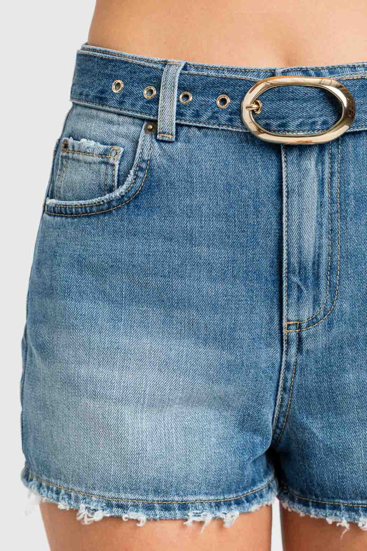 TWIN SET SHORT 2711 BLAUW - 3