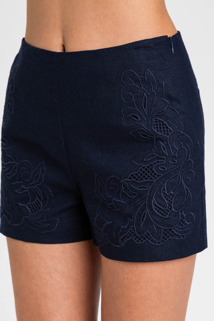 TWIN SET SHORT 2312 BLAUW - 1