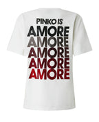 PINKO T-SHIRT STREPITOSO WIT - 2