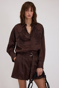 ERMANNO BLOUSE D48EK029E37 BRUIN - 1