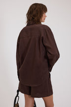 ERMANNO BLOUSE D48EK029E37 BRUIN - 3