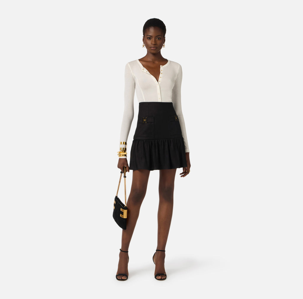 ELISABETTA FRANCHI ROK GO18662E2 ZWART - 2