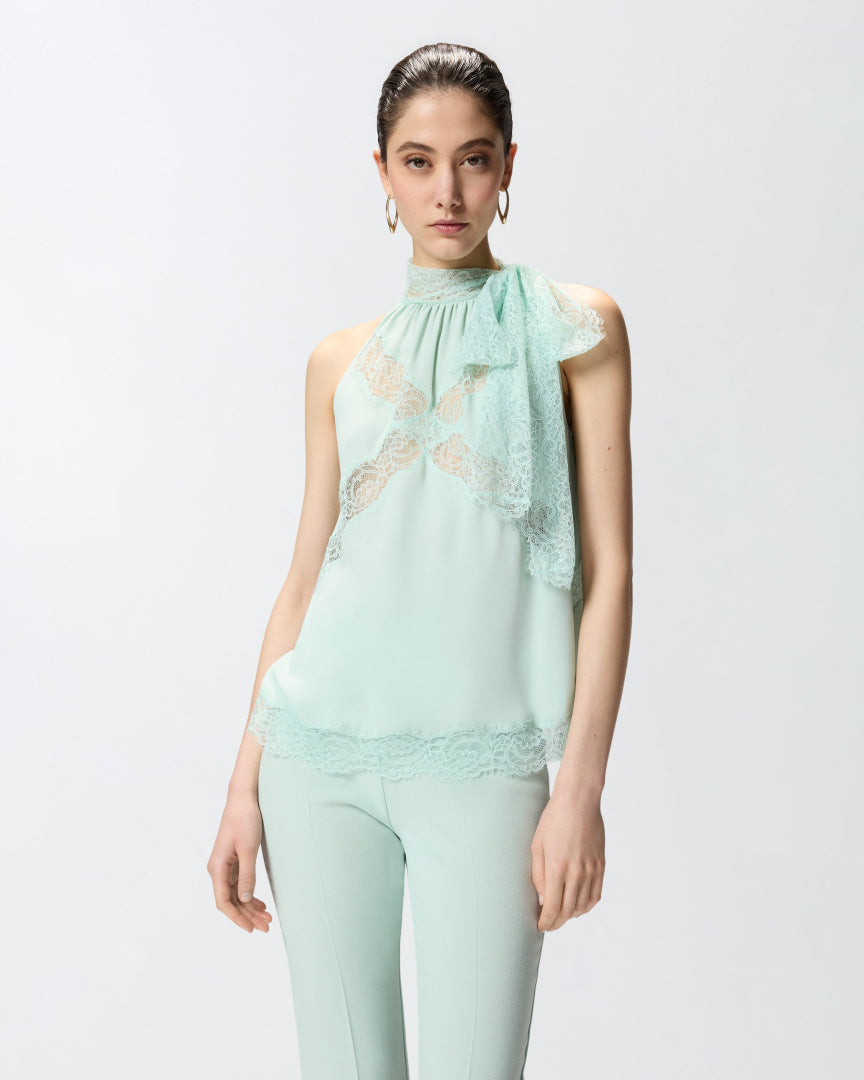 PINKO TOP MANDARANCIO MINT - 3
