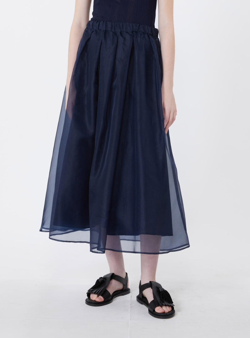 MAX MARA ROK VISINO BLAUW - 1