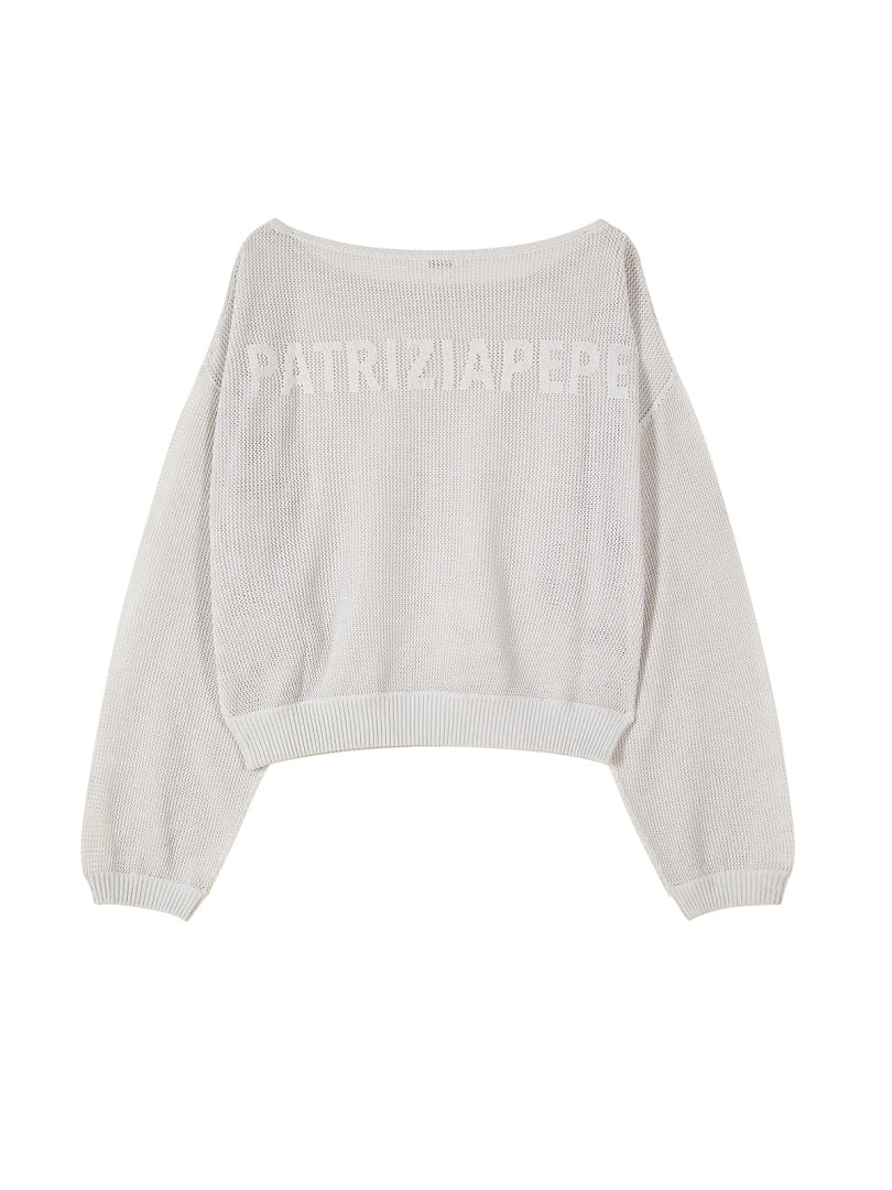 PATRIZIA PEPE TRUI 2K0373 GRIJS - 2