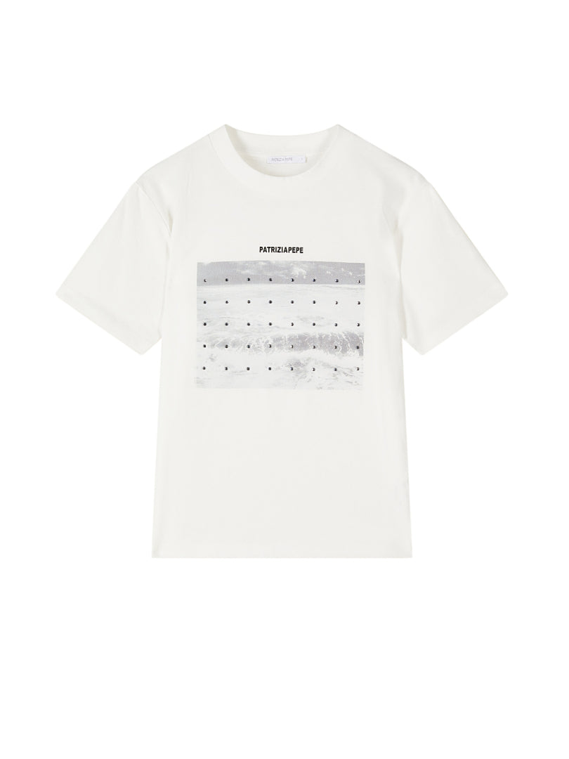 PATRIZIA PEPE T-SHIRT 2M4536 WIT - 1