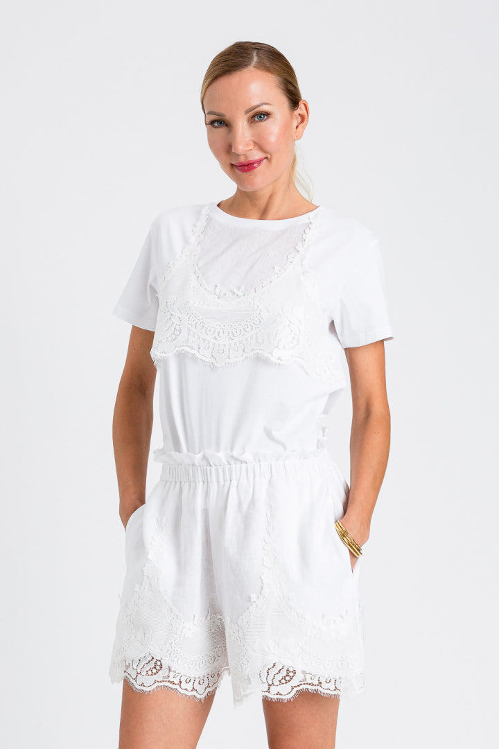 TWIN SET T-SHIRT 2490 WIT - 1