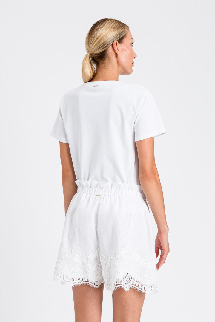 TWIN SET T-SHIRT 2490 WIT - 2