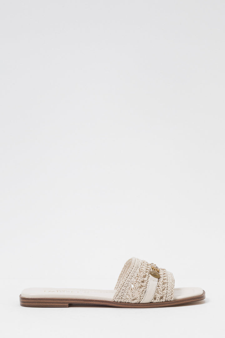 TWIN SET SLIPPERS 044 WIT - 1