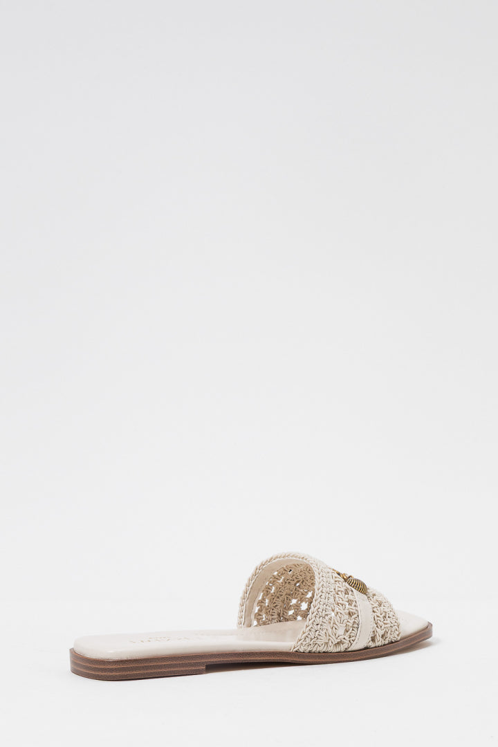 TWIN SET SLIPPERS 044 WIT - 3
