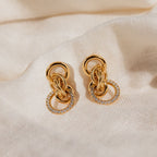 Souvenirs de Pomme EARRINGS MAEVE STRASS GOUD - 2