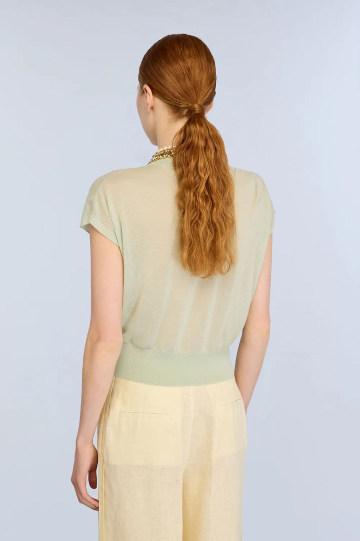 SEMICOUTURE TOP CHRISTIE GROEN - 2