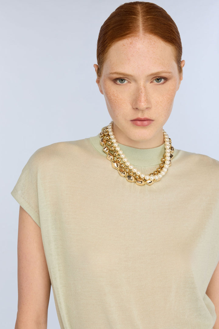 SEMICOUTURE TOP CHRISTIE GROEN - 3